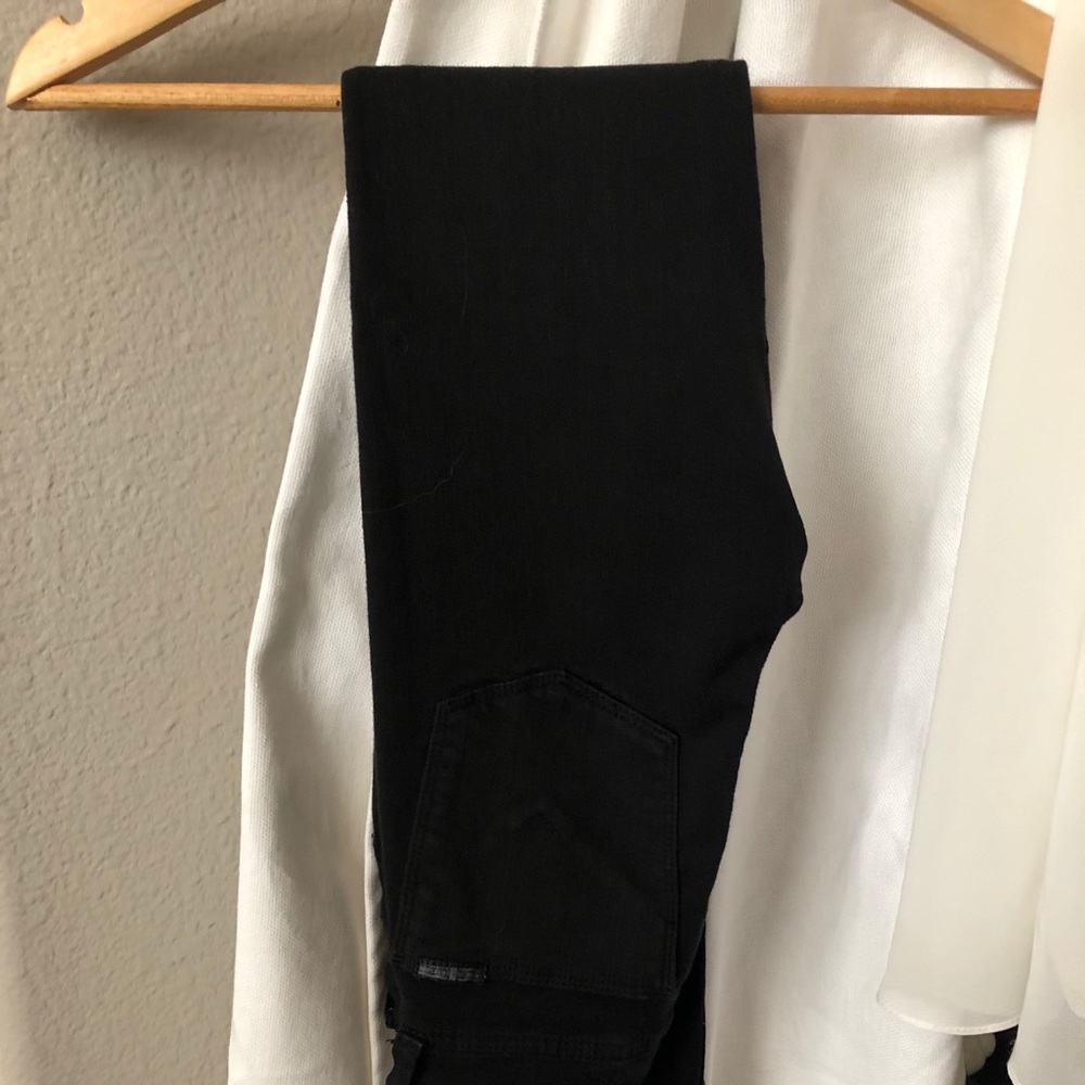 Hudson black skinny jeans